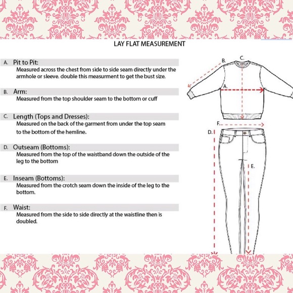 Measurement Definitions 👗👚👖 - Picture 3 of 4